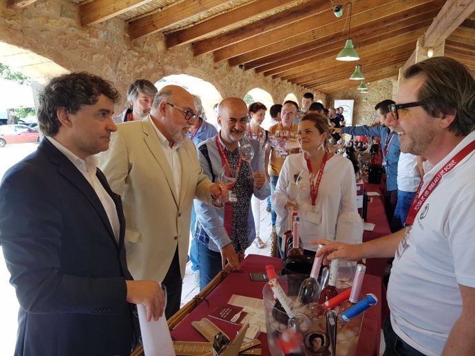 Francesc Colomer, en su visita II Mostra Internacional de Vins singulars