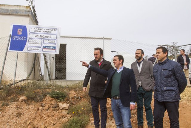 Las obras en Bédar modernizarán la red de abastecimiento hídrico del municipio.