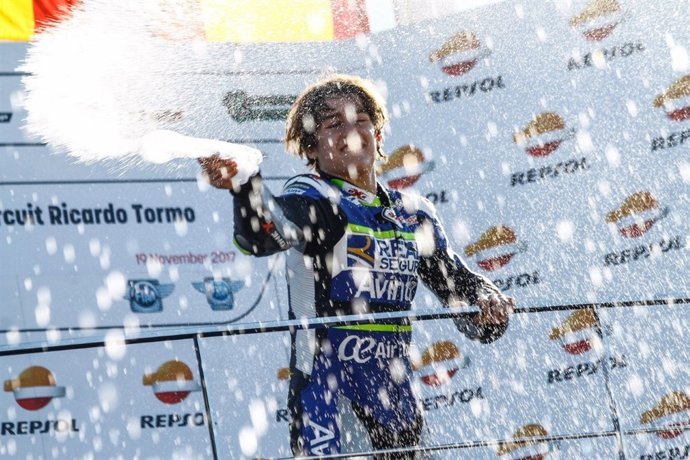 El jove piloto espanyol Andreas Pérez