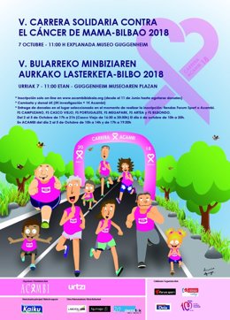 V Carrera Solidaria contra el cáncer de mama en Bilbao
