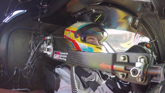 Fernando Alonso en las 24 horas de Le Mans