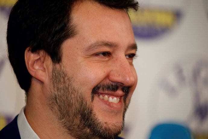 El líder de la ultraderechista Liga, Matteo Salvini