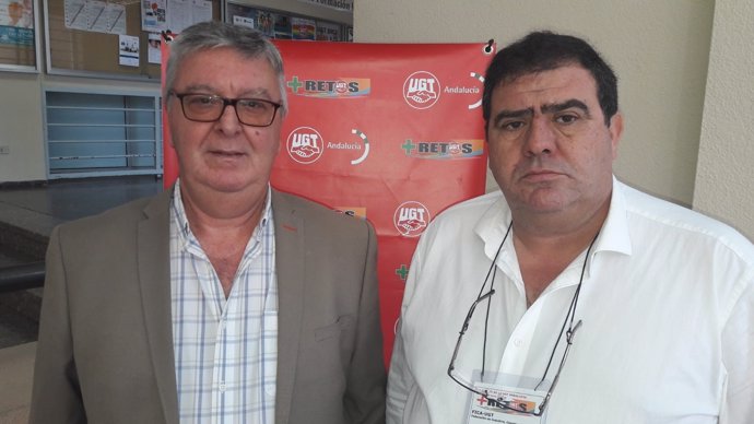 Manuel Jimenez UGT-FICA y Miguel Cobos UPA 