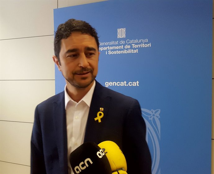 El conseller de Territori i Sostenibilitat, Damià Calvet