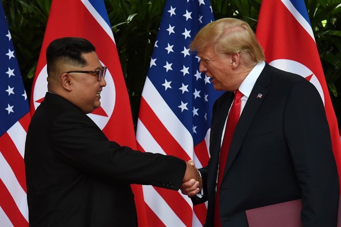Histórico encuentro entre Donald Trump y Kim Jong Un en Singapur