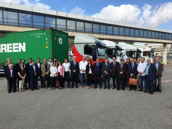 Els socis impulsors del projecte Report al Port de Barcelona
