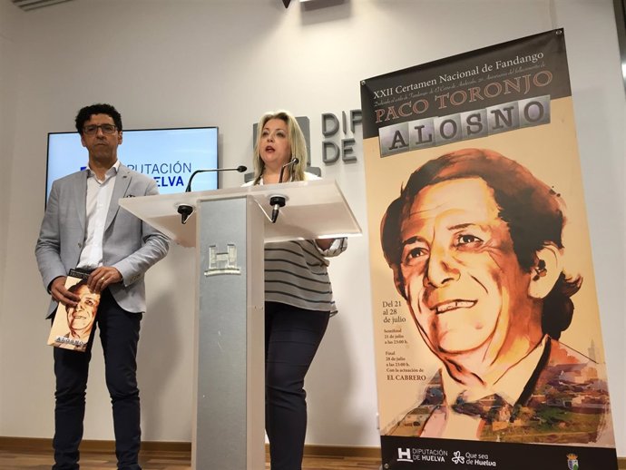 Presentación del certamen nacional de fandangos de Alosno. 