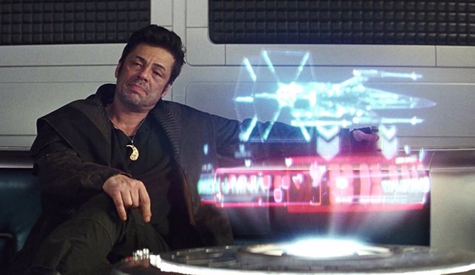 Benicio del Toro en Star Wars: Los últimos jedi