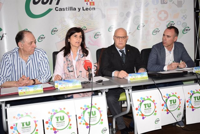 Imagen de la rueda de prensa de CSIF