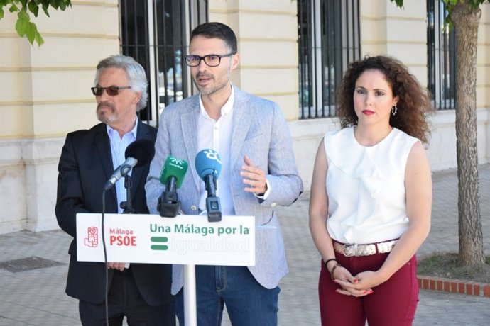 Juan Carlos Durán, en rueda de prensa, en Málaga