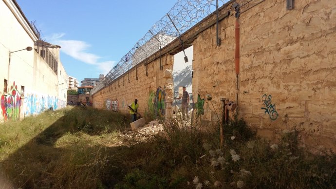 Obras en la antigua prisión de Palma