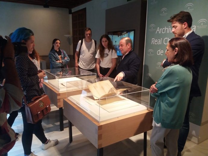 Visita a los archivos de la Real Chancillería