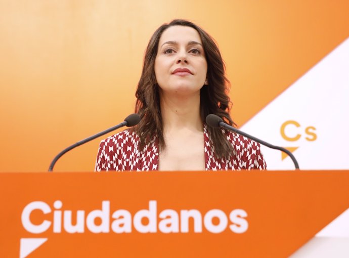 Inés Arrimadas ofrece una rueda de prensa tras la reunión del Comité Ejecutivo 