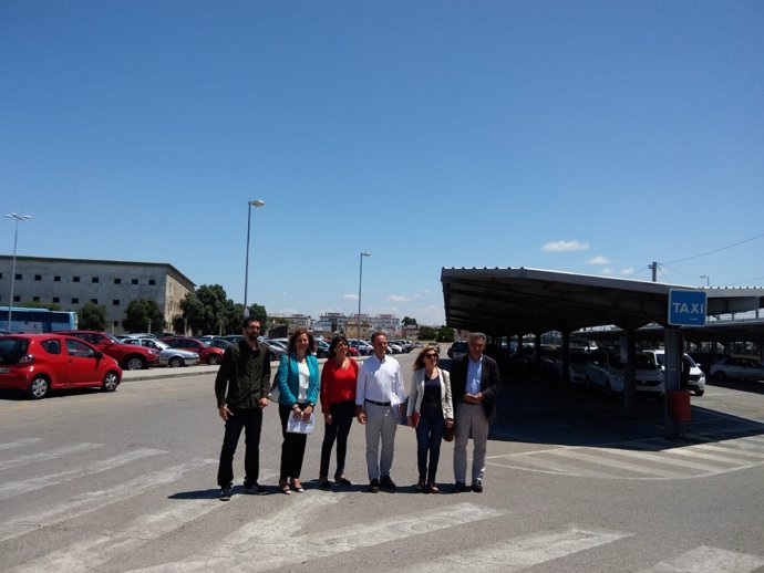 Visita solar futura estación de autobuses de El Puerto