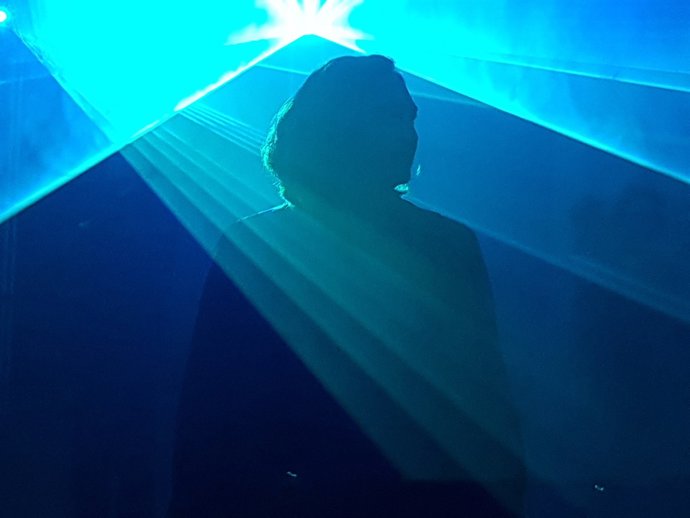 L'alcaldessa,  Ada Colau, en l'estrena de 'Chiasm' dins del Sónar