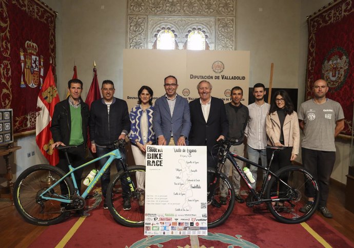 Presentación de la Bike Race, en la Diputación de Valladolid. 