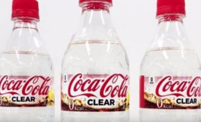 Coca cola transparente
