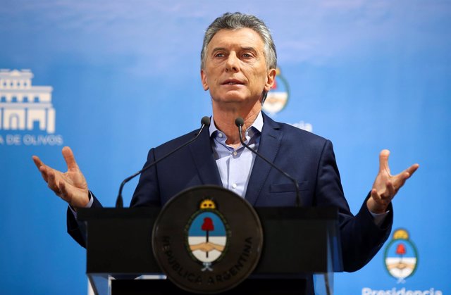 El presidente de Argentina, Mauricio Macri