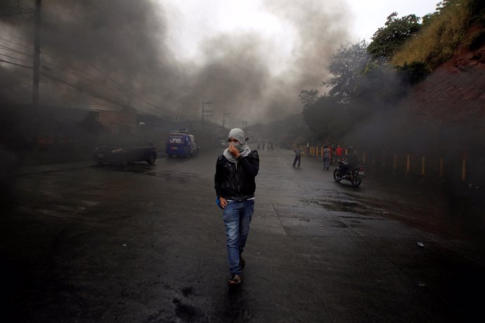 Protestas en Tegucigalpa