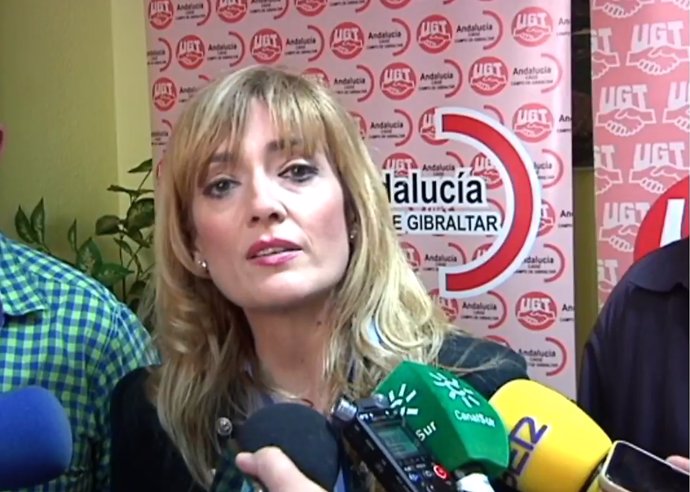 La secretaria general de UGT Andalucía, Carmen Castilla