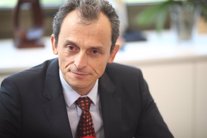 El ministro de Ciencia, Pedro Duque, en una entrevista con Europa Press