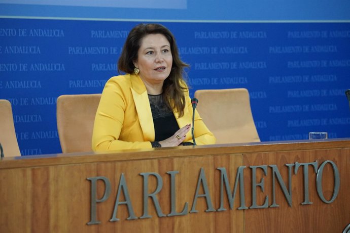La portavoz parlamentaria del PP-A, Carmen Crespo                     