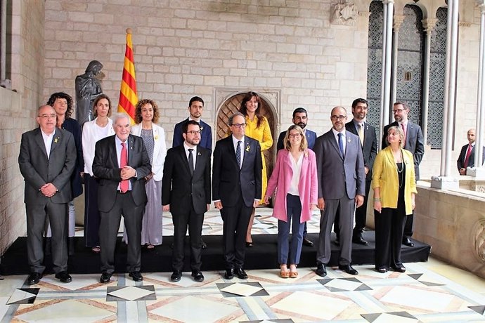 Govern de la Generalitat de Quim Torra després de la presa de possessió