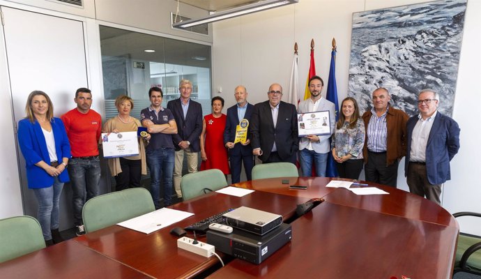 Oria recibe a representantes de las siete empresas premiadas en Bruselas