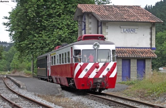 Tren en Azpeitia.