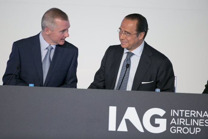 Walsh y Vázquez en la Junta de accionistas de IAG 2015