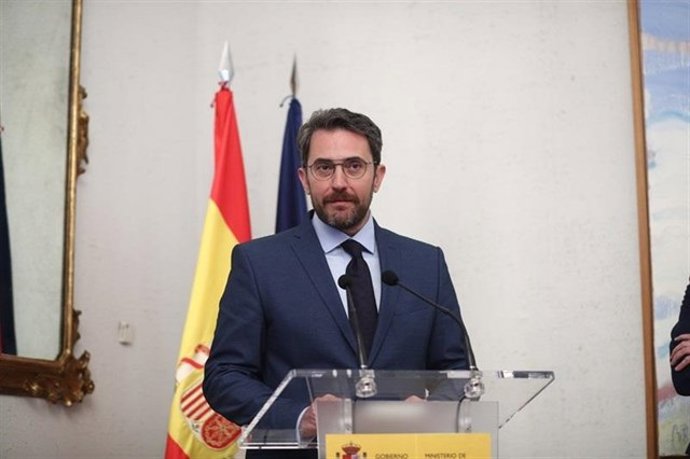 Màxim Horta, en la seva compareixença davant els mitjans