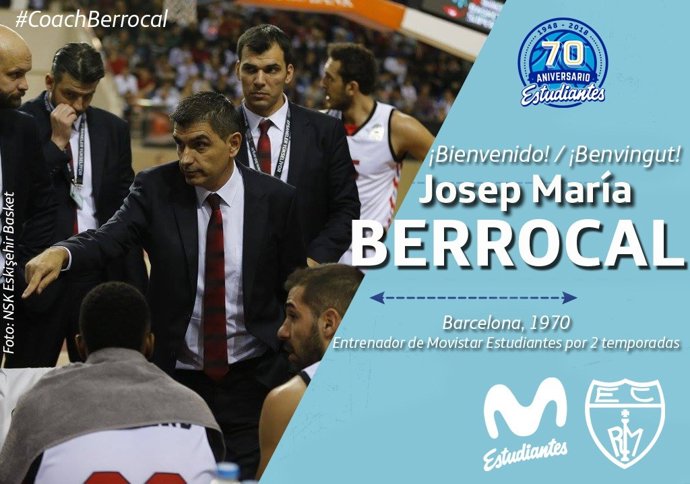 Josep María Berrocal, nuevo entrenador del Estudiantes