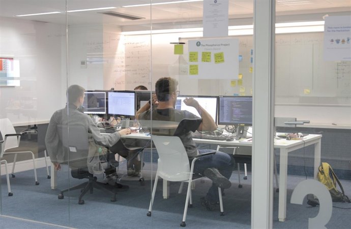 Uno de los grupos de trabajo de este 'Hackathon'