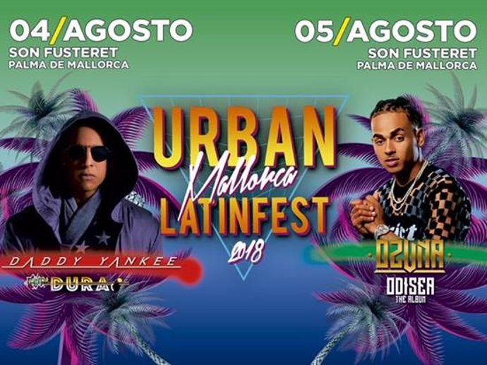 Daddy Yankee y Ozuna encabezan el Urban Mallorca Latin Fest