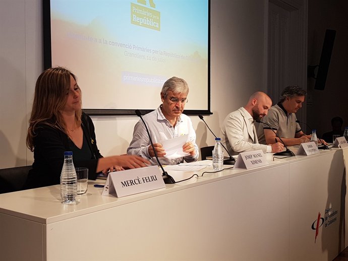 Mercè Feliu, Josep Manel Ximenis, Jordi Graupera i Lluís Gibert
