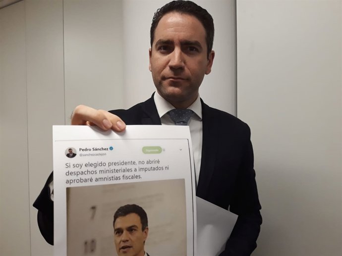 Teodoro García Egea, diputat del PP 