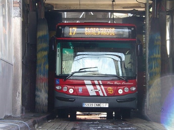 Autobús antiguo de la EMT