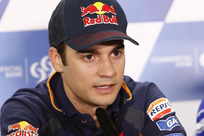 Dani Pedrosa en rueda de prensa del gran premio de Qatar