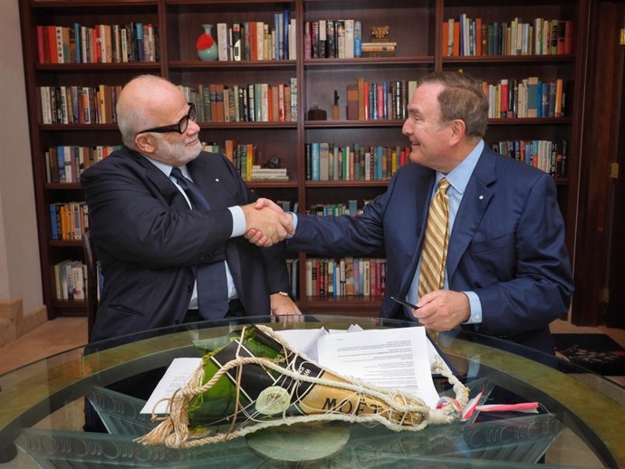 Richard D. Fain (Royal Caribbean) y Manfredi Lefebvre (Silversea)