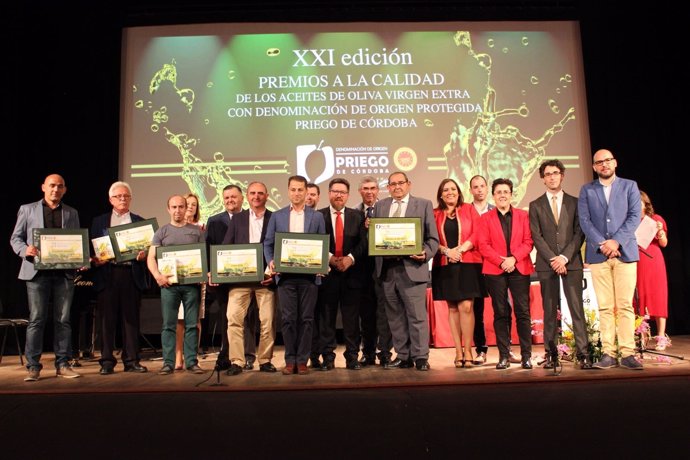 Rodrigo Sánchez Haro, en los premios de la DOP Priego de Córdoba