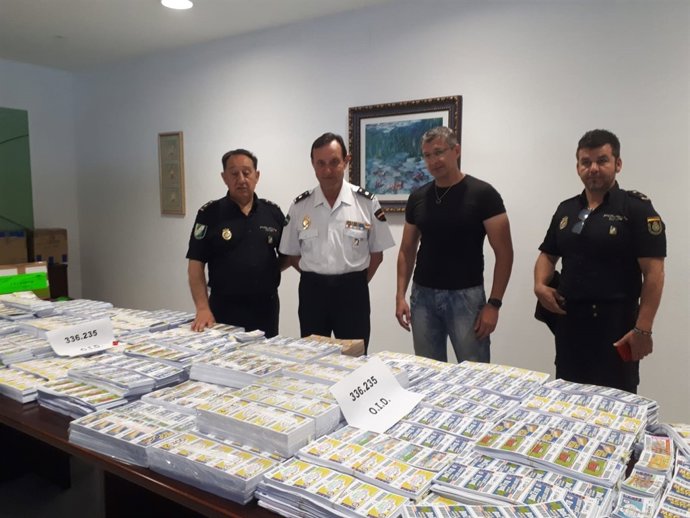 Lotería ilegal incautada por la Junta en la provincia de Cádiz