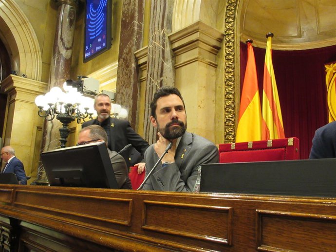 El president del Parlament, Roger Torrent    