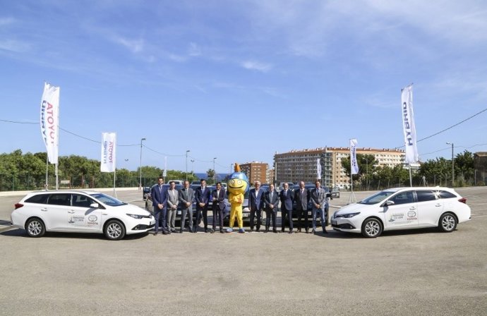 Toyota lliura 250 vehicles oficials per als Jocs Mediterranis Tarragona