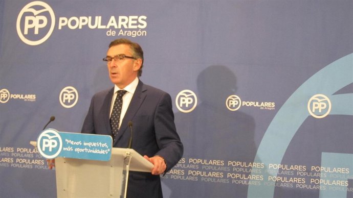 El presidente del PP Aragón, Luis María Beamonte.