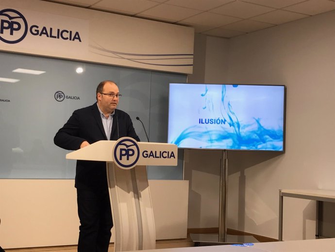 Miguel Tellado, secretario general del PP gallego
