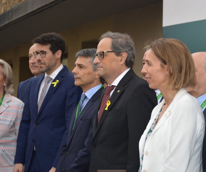 Albert Batalla, Vicenç Voltes, Quim Torra i Àngels Chacón