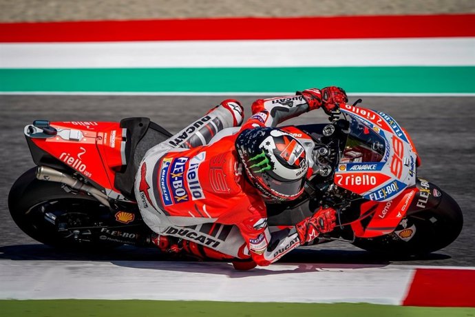 Jorge Lorenzo, durante el Gran Premio de Italia.