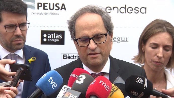 El presidente de la Generalitat de Catalunya, Quiem Torra