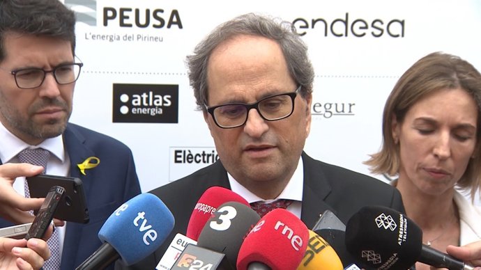 El president de la Generalitat de Catalunya, Quim Torra