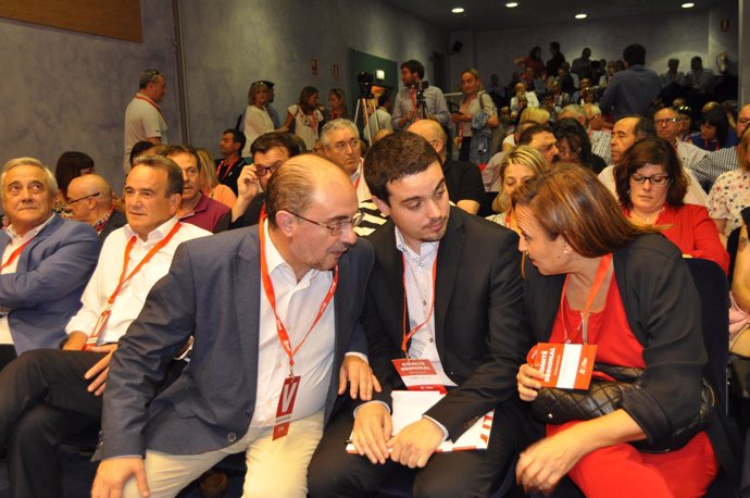 Javier Lambán ha intervenido ante el Comité Regional del PSOE.